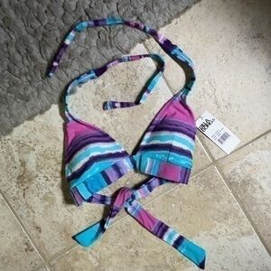 Billabong || NWT Water Color Wash Halter {Purple, Pink, Blue, & White}